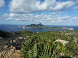 Dragonera Island, off Majorca, seen from Es Pas Vermell